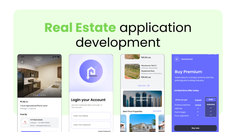 real estate application development
